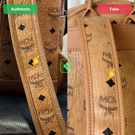 how to tell a fake mcm bag|how to spot a real mcm bag.